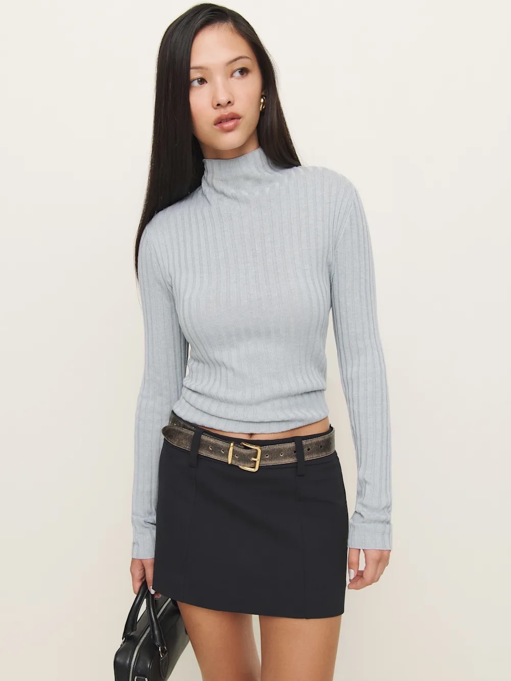 Reformation Sara Knit Skirt Size 6 - Picture 2 of 6